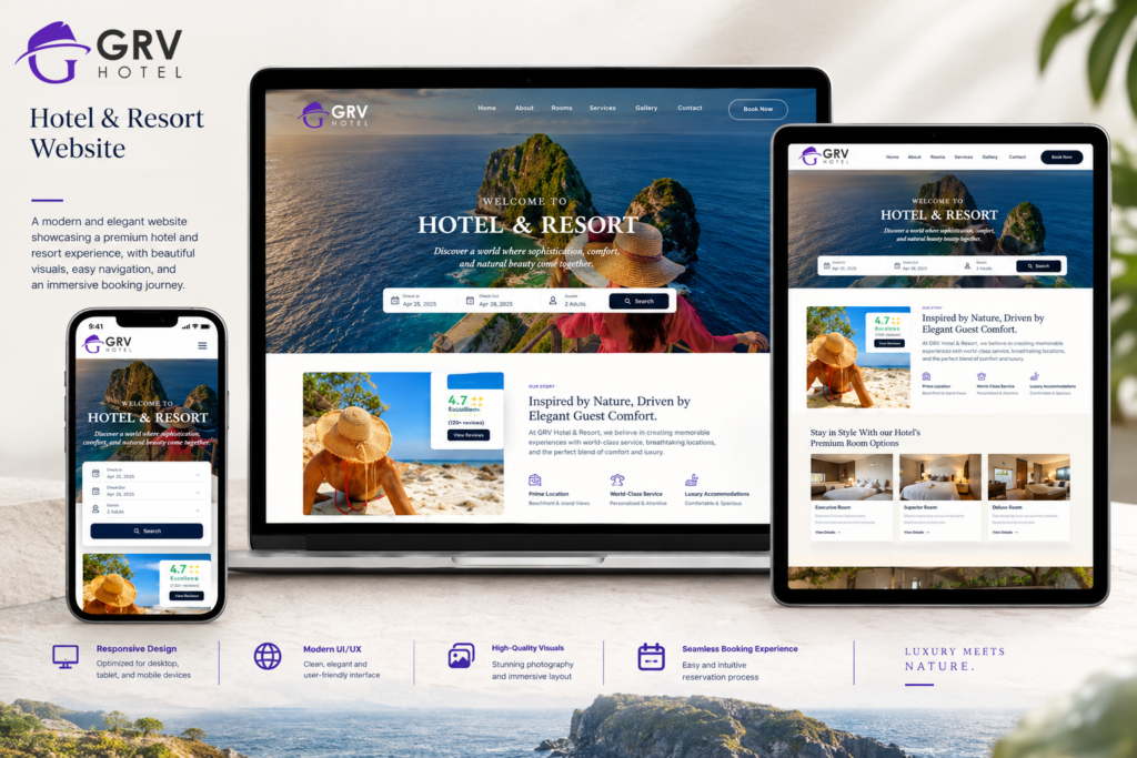 Hotel and Resort Website